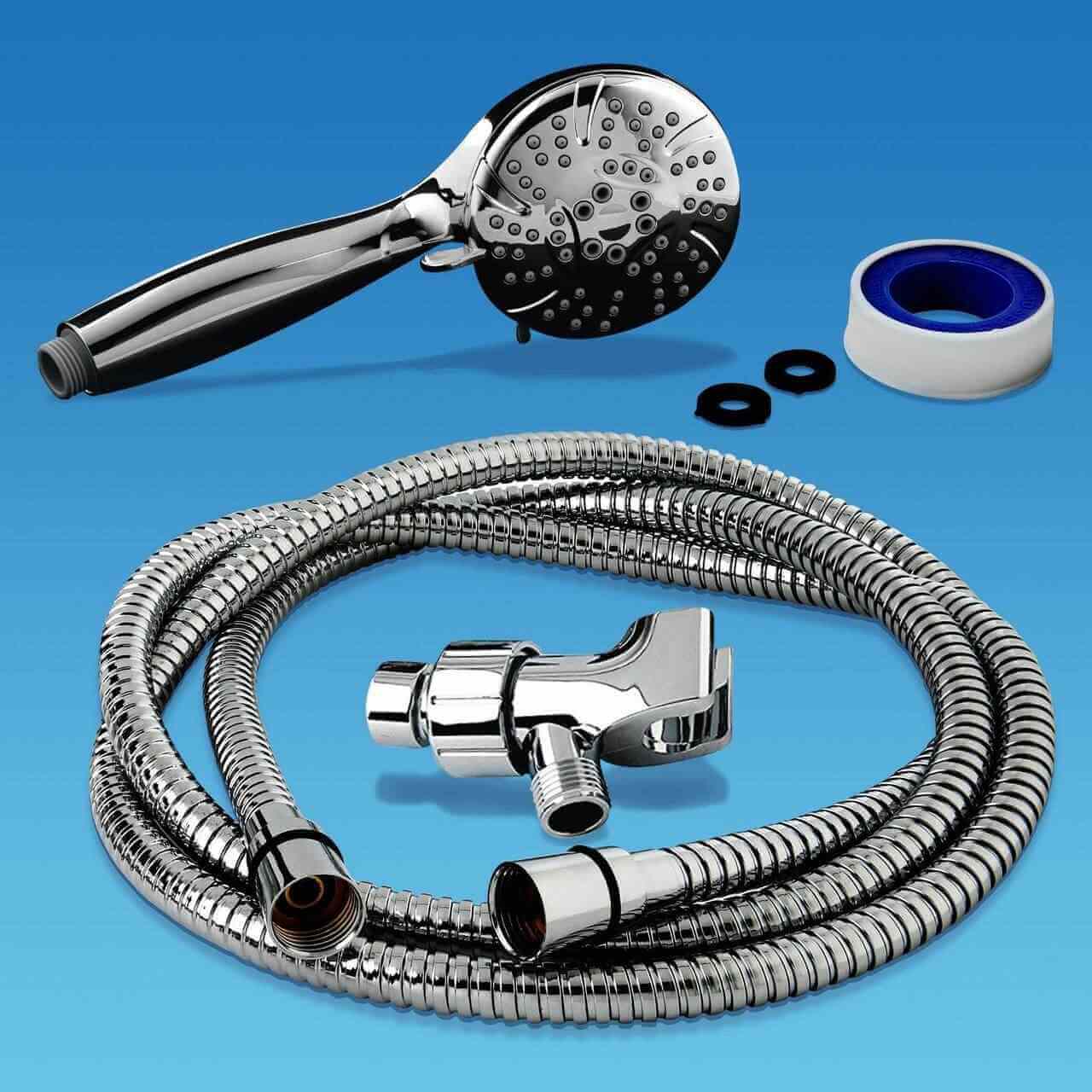 AquaBliss TheraSpa Hand Held Shower Head Set - Chrome (HS300)