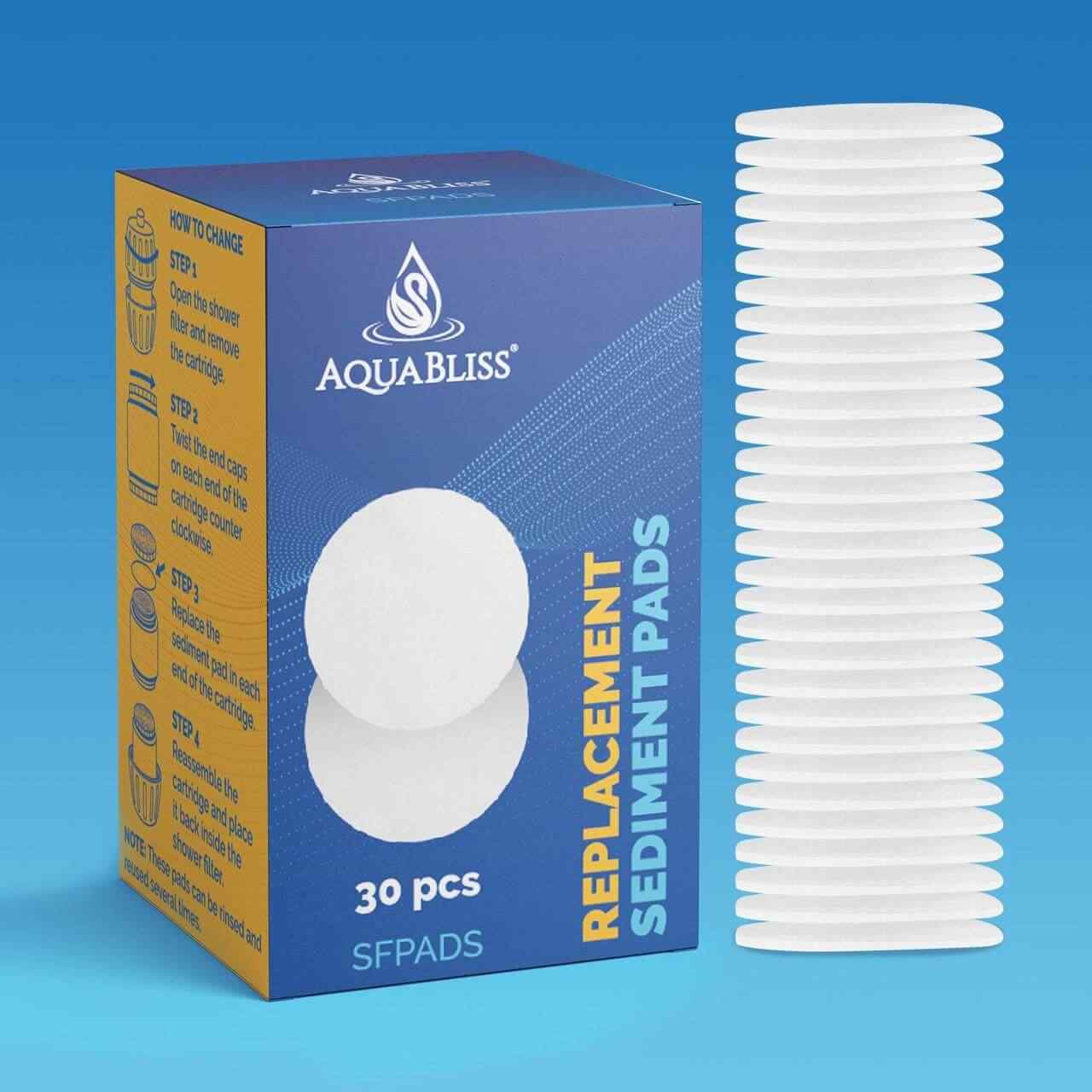 • Shower Filter Sediment Pads - 30-Pack (SFPADS)