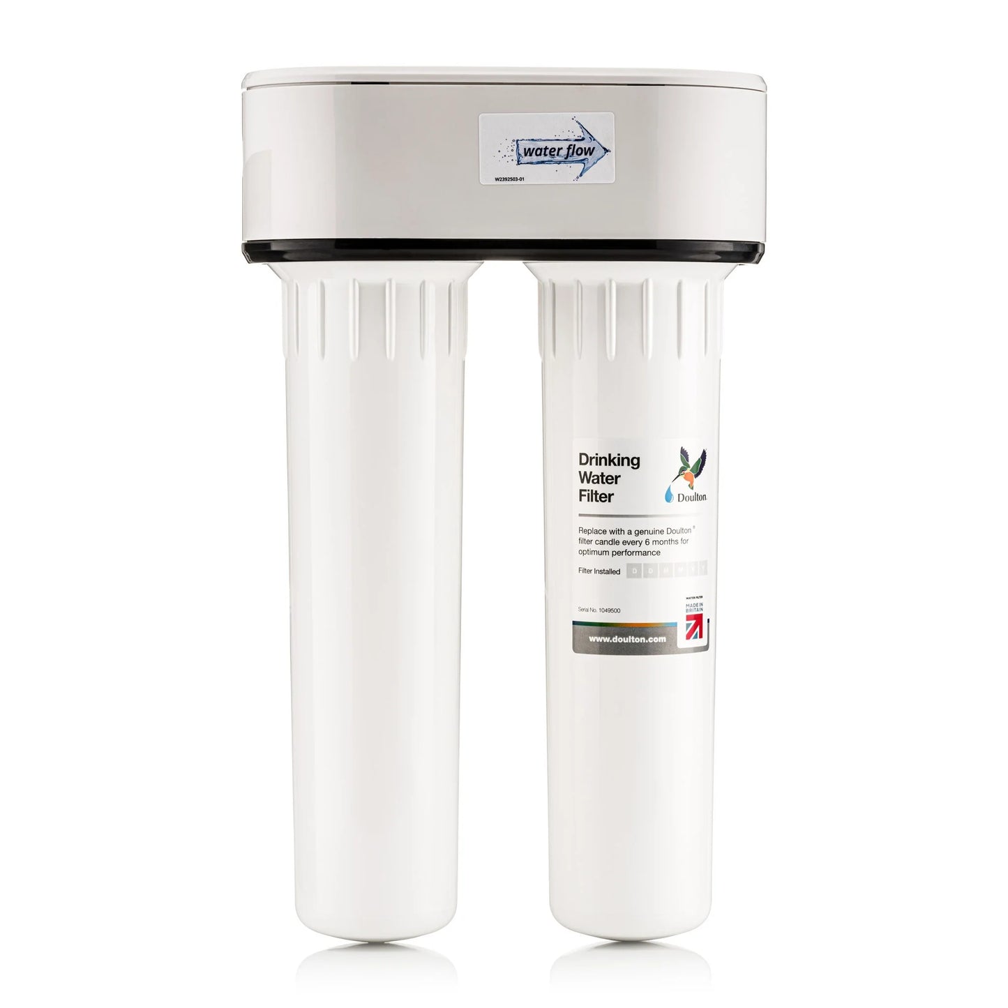 Doulton® HIP Under Sink System (DUO) - HCP double housing w/NSF UC