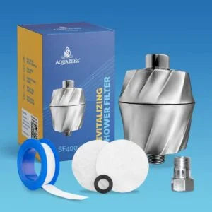 AquaBliss HD Revitalizing Shower Filter - Chrome (SF400)